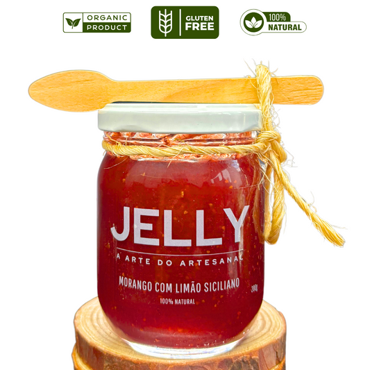Geleia Jelly de Morango com Limão Siciliano
